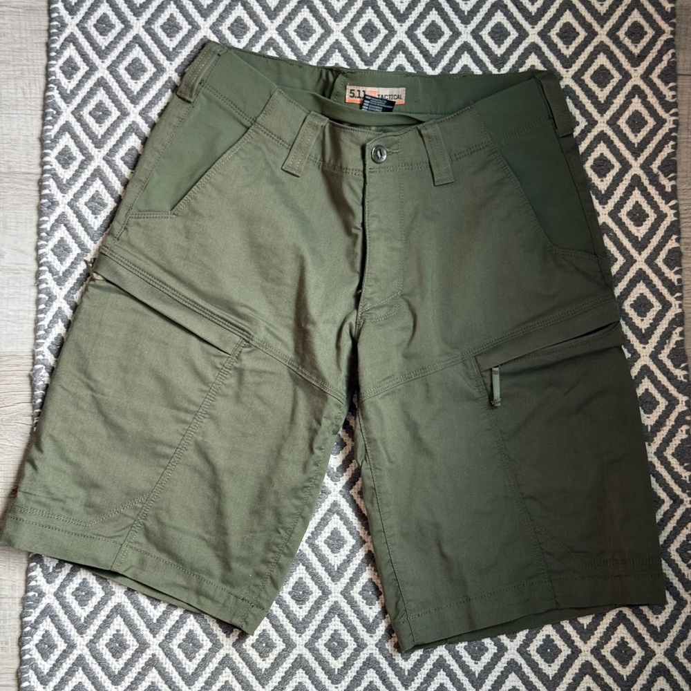 5.11 Tactical Men's OD Green “Ridge” Cargo Shorts
